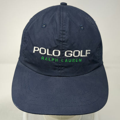 Polo Ralph Lauren Baseball Cap Blue Green Under Visor Strapback Hat Vintage