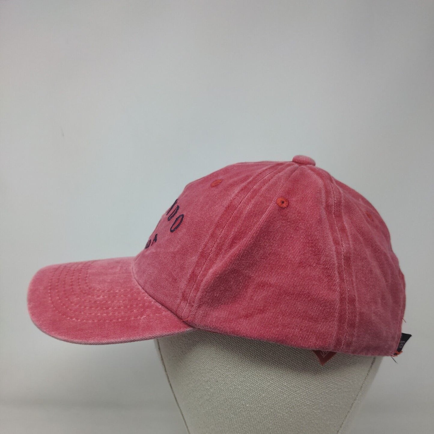 Orlando Florida FL Slideback Hat Red One Size Embroidered Sunkiss Kap