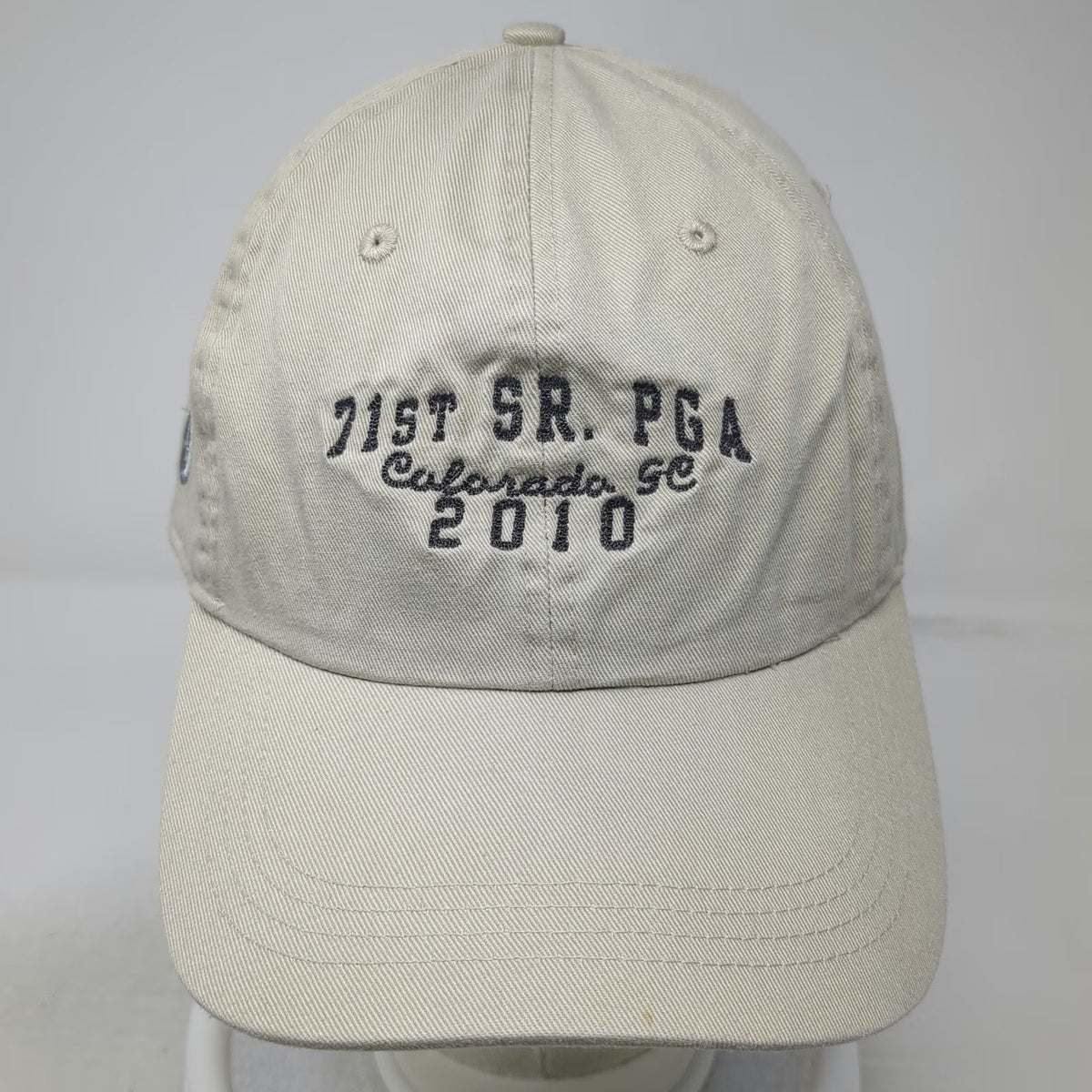 Ahead Baseball Cap Beige One Size 71st Sr PGA Colorado GC 2010 Slideback Hat