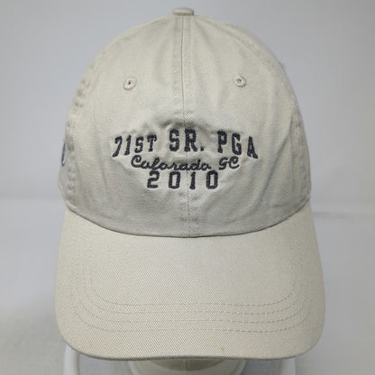 Ahead Baseball Cap Beige One Size 71st Sr PGA Colorado GC 2010 Slideback Hat