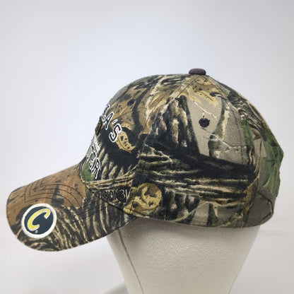Cabela's Baseball Cap Brown Green One Size Outfitter 1961 Graphic Slideback Hat