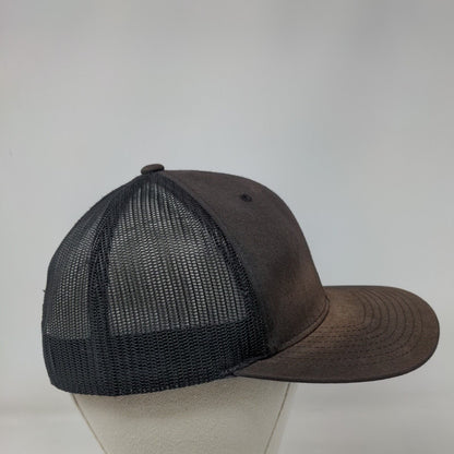 Sedona Tire and Wheel Snapback Trucker Hat Black One Size Adjustable Mesh Back
