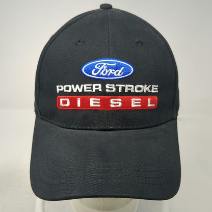 Ford Power Stroke Diesel Embroidered Black Baseball Cap Hat One Size Slideback