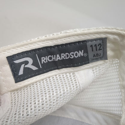 Richardson Trucker Hat Black One Size RMT Equipment Jacobsen Mesh Snapback Brim