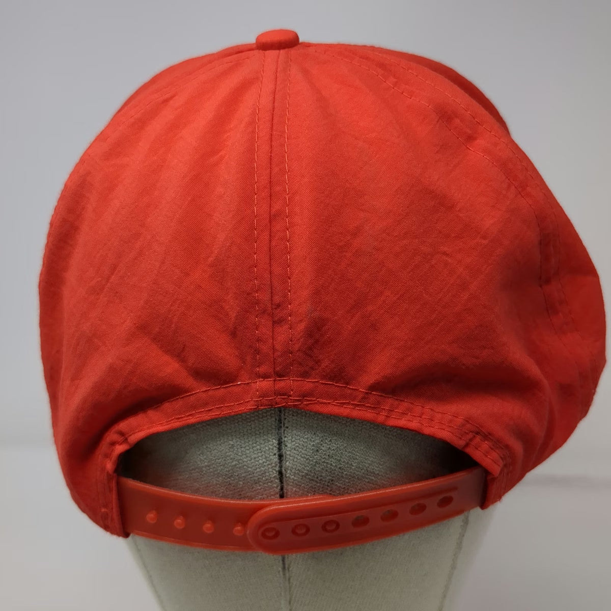 3-2-1 Contact 5 Panel Red Hat Nylon Snapback TV Show Embroidered Logo Vintage