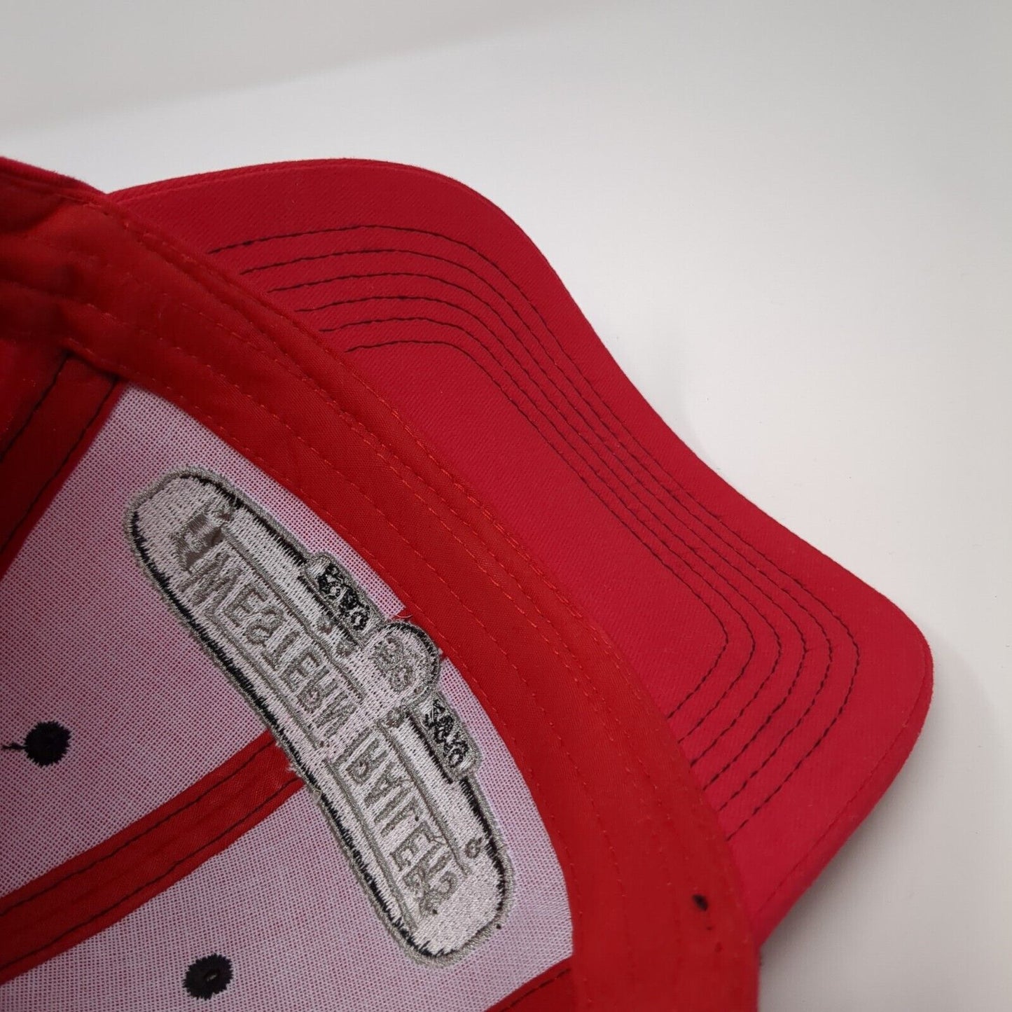 Western Trailers 1969-2019 Strapback Hat Red One Size Adjustable Embroidered