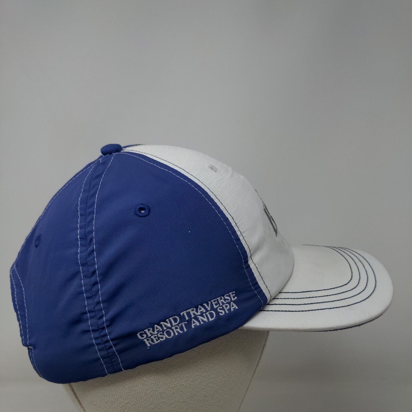 The Bear Strapback Hat Blue OSFA Grand Traverse Resort And Spa