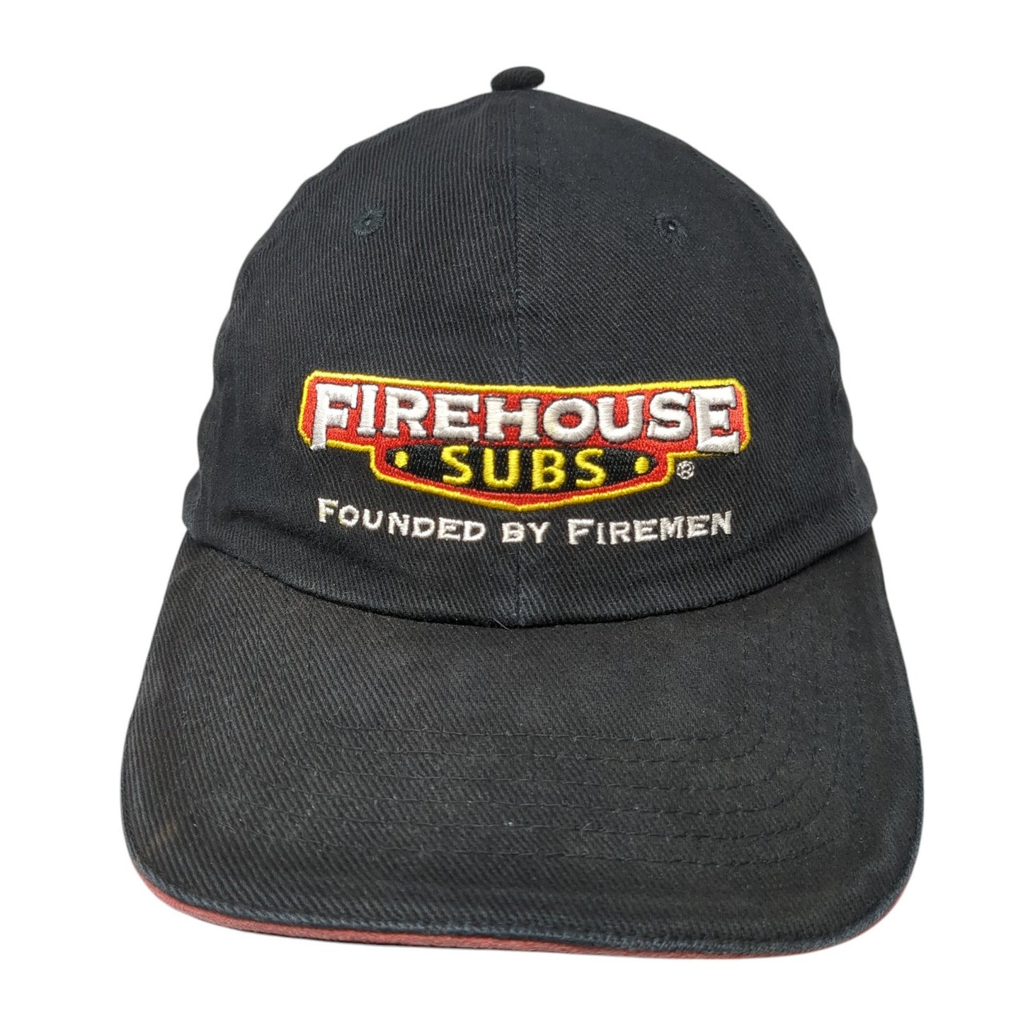Firehouse Subs Slideback Hat Black Embroidered Logo One Size Employee Uniform