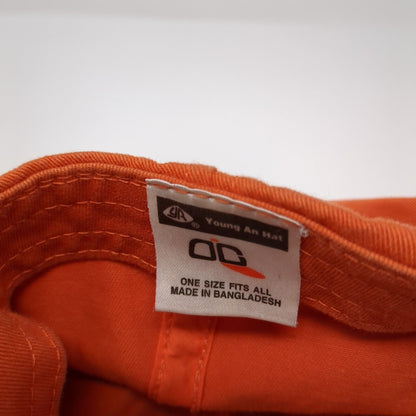 Spurwing Country Club Slideback Hat Orange OSFA Adjustable Embroidered Young An