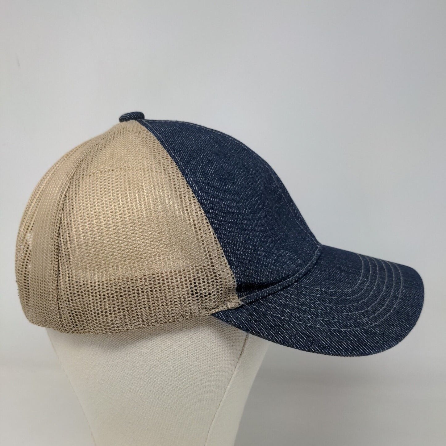 Panera Bread Men's Strapback Mesh Back Hat Blue Adjustable Embroidered Logo