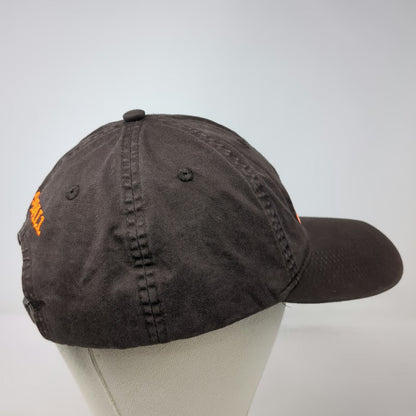 Pacific Headwear Baseball Cap Brown One Size Softball Embroidered Slideback Hat