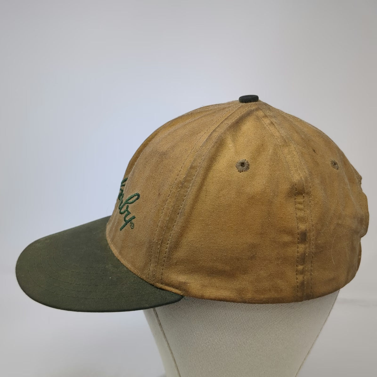 Weatherby Baseball Cap Brown Green One Size Adjustable Hunting Shooting Hat