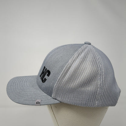 HC Snapback Mesh Back Trucker Hat Gray One Size Mesh Back Flexfit 110