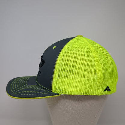 Chevrolet Logo Fitted Trucker Hat Multicolor 8 Mesh Back Embroidered