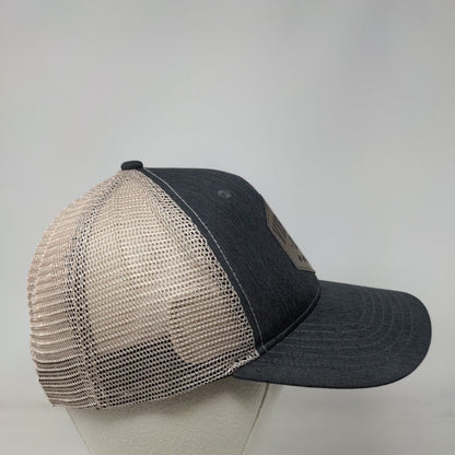 Virginia USA Snapback Mesh Back Trucker Hat Gray One Size Colorblock