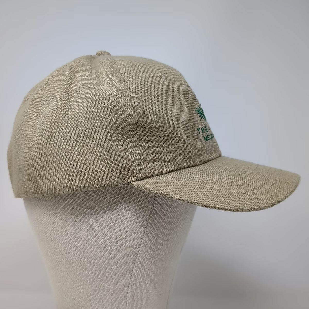 Avery Dennison Summit Mexico 2025 Baseball Cap Beige One Size Hat Leaf Graphic
