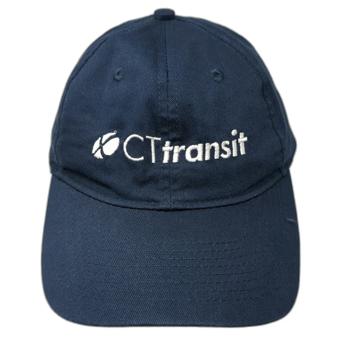 Port & Company Baseball Cap Blue One Size CTtransit Logo Strapback 6 Panel Hat