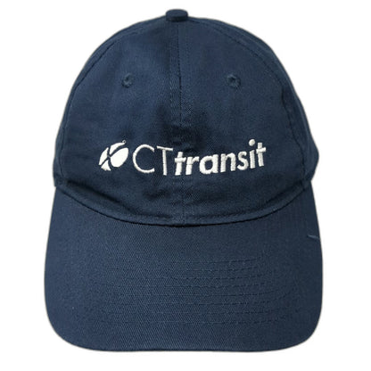 Port & Company Baseball Cap Blue One Size CTtransit Logo Strapback 6 Panel Hat