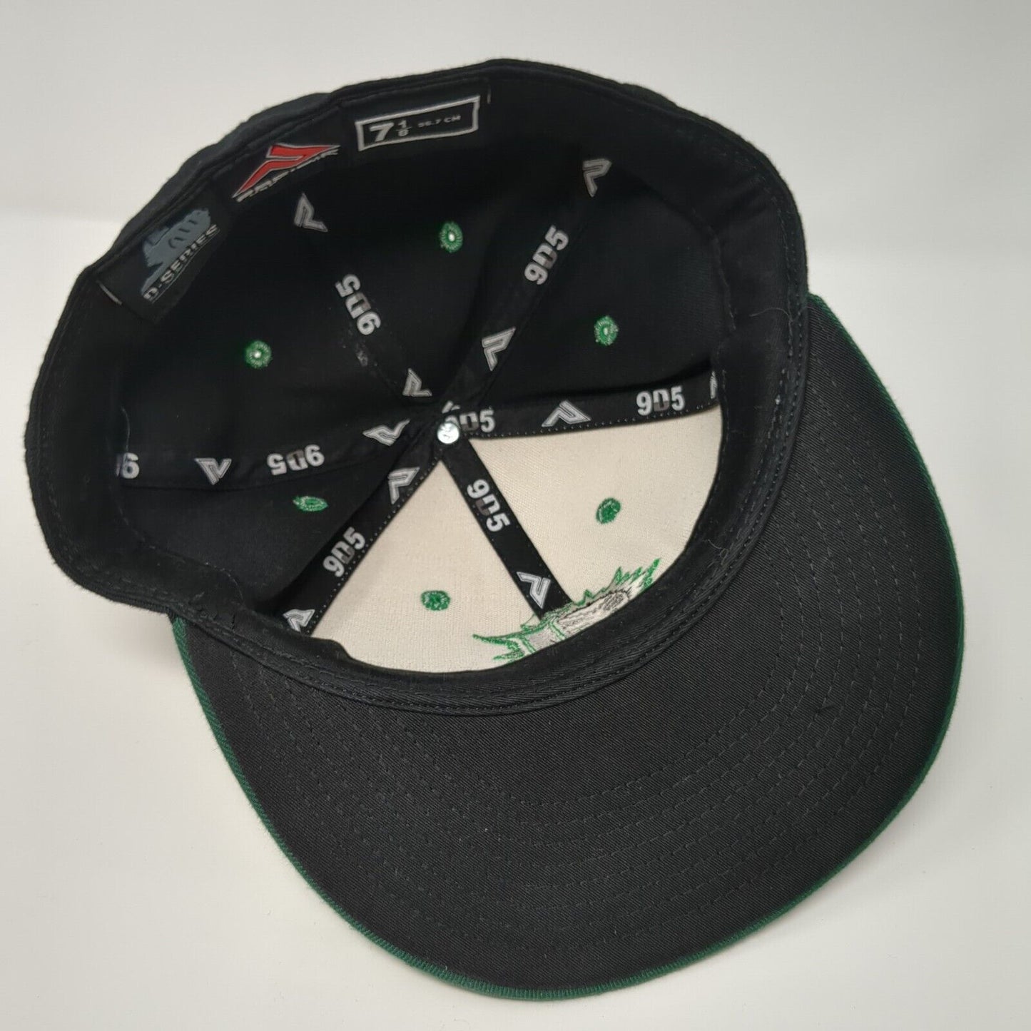 Pacific Headwear Fitted Hat Multicolor Size 7 1/8 Embroidered D-Series 6 Panel