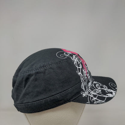 Breast Cancer Awareness Cadet Army Cap Black OS Maintenance Supply Headquarters