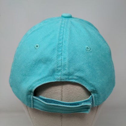 Melbourne Beach Florida Strapback Hat Greenish-Blue One Size Embroidered