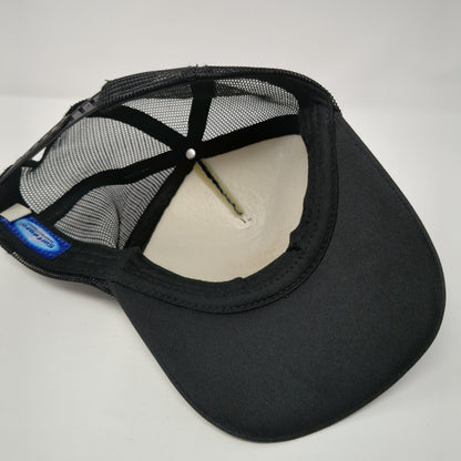 Aloha Sea Turtle Snapback Trucker Hat Black One Size Mesh Back Solid