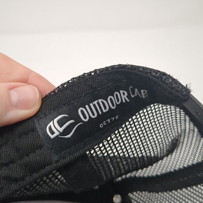 Idaho Snapback Trucker Hat Gray One Size Adjustable Mesh Back Outdoor Cap