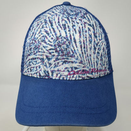 Outdoor Research Trucker Hat Blue Purple One Size Mesh Back Patterned Snapback