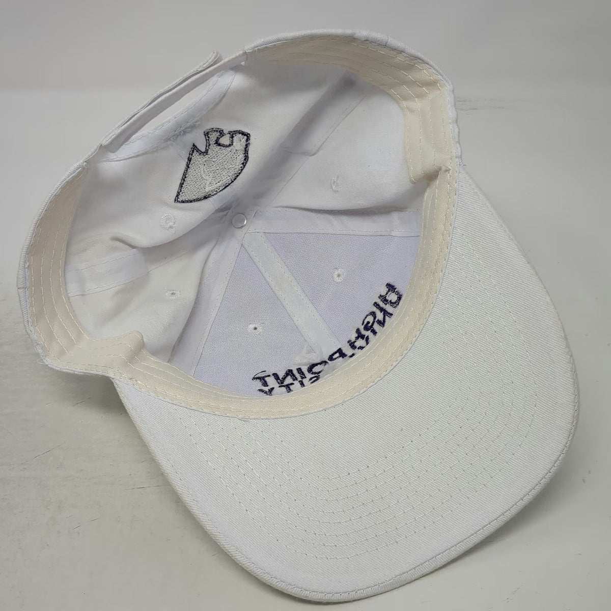 High Point University Baseball Cap White Purple One Size Embroidered Panther hat