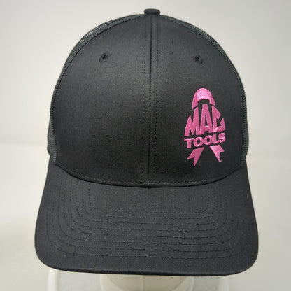 Richardson Trucker Hat Black One Size Mac Tools Pink Ribbon Mesh Snapback