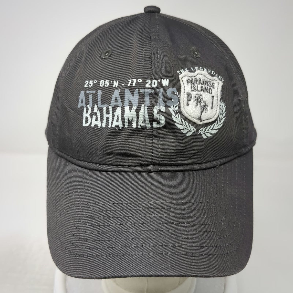 Gear For Sports Baseball Cap Gray One Size Atlantis Bahamas Paradise Island Hat