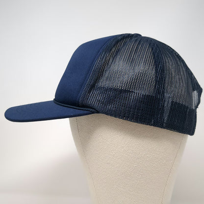 Richardson Trucker Hat Blue One Size Shaka Good Vibes Coast to Coast Mesh Rope