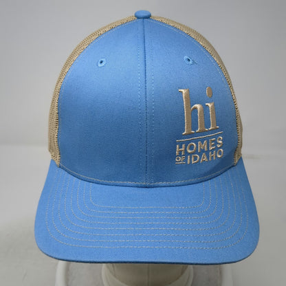Richardson Trucker Hat Blue One Size Homes Of Idaho Mesh Snapback Adjustable hat