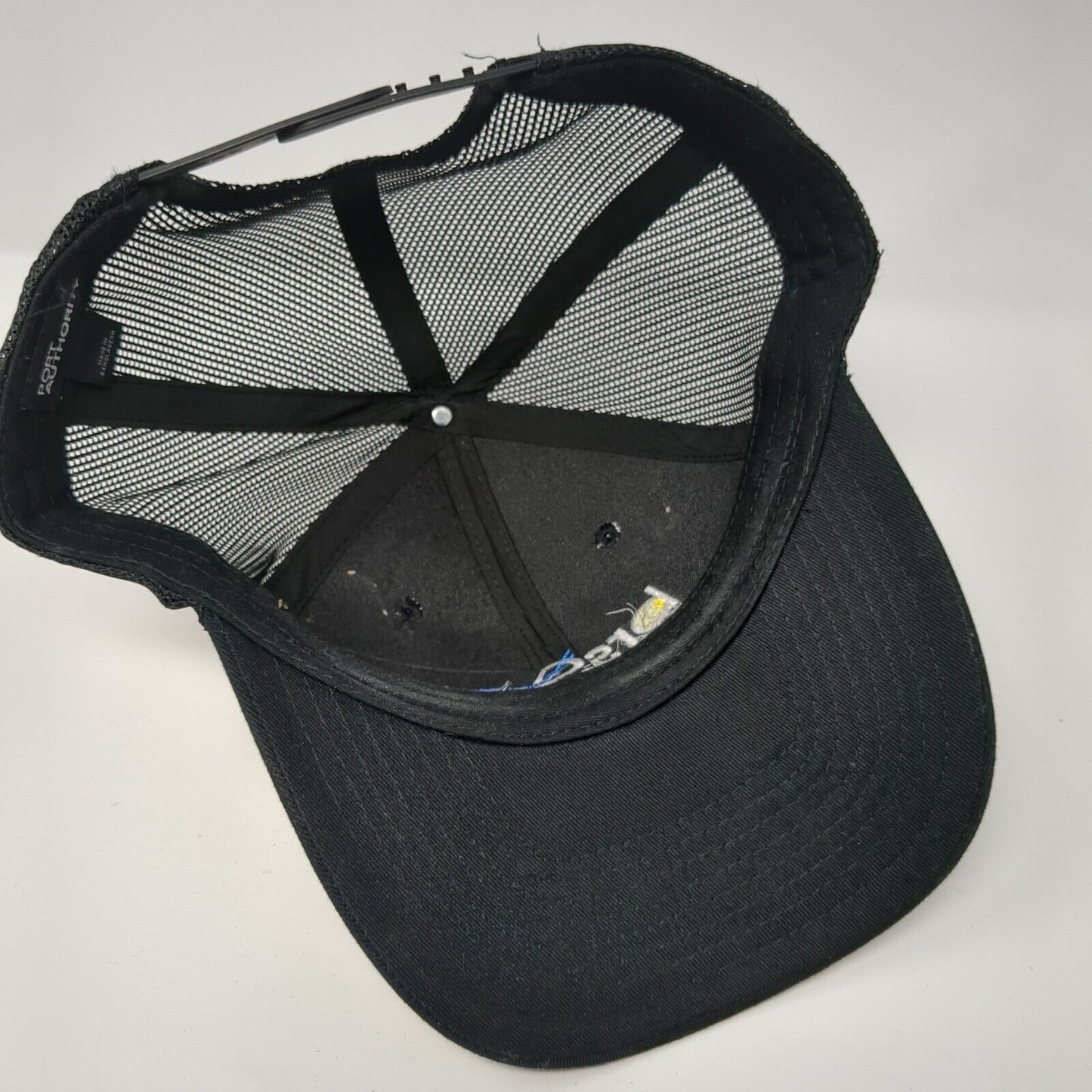 Brsc Boise Racquet and Swim Club Snapback Trucker Hat Black One Size Mesh Back