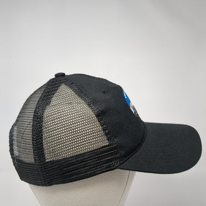 Visit Boise Snapback Trucker Hat Black One Size Adjustable Mesh Back Otto