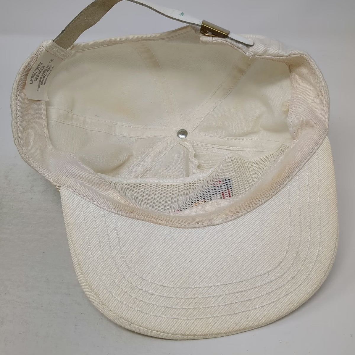 Embroidery Services 5 Panel Hat White One Size Fire Chiefs Patch Rope Slideback