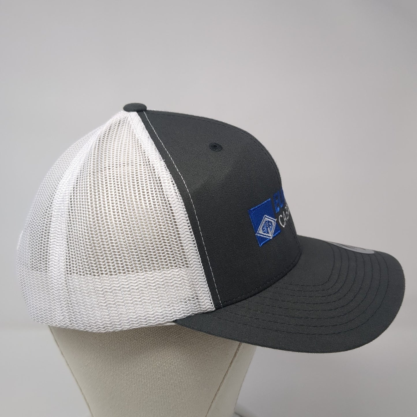 Eupen Cable USA Snapback Trucker Hat Gray One Size Mesh Back Yupoong