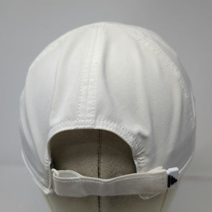 Adidas Baseball Cap White One Size AEROREADY Slideback Performance Logo Hat