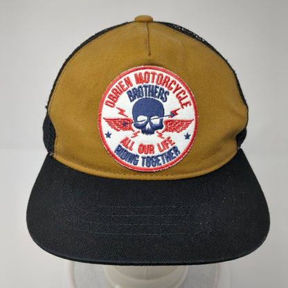Obrien Motorcycle All Our Life Brother Riding Together Trucker Hat Multi OS Mesh