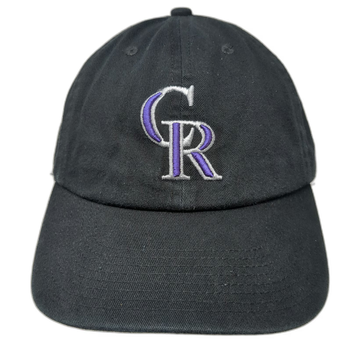 Colorado Rockies MLB '47 Baseball Cap Black One Size Embroidered Slideback Hat