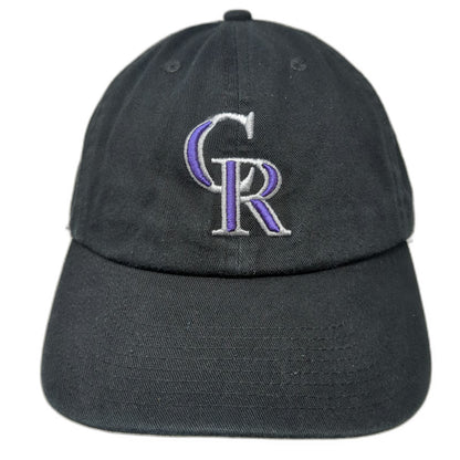 Colorado Rockies MLB '47 Baseball Cap Black One Size Embroidered Slideback Hat