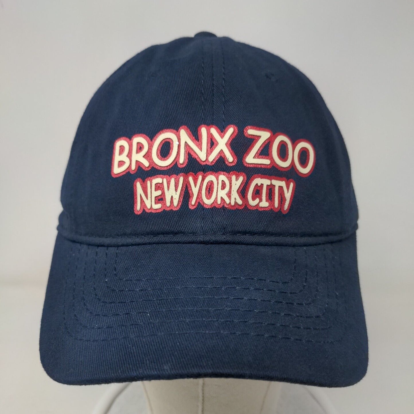 Bronx Zoo New York City Child Strapback Hat Blue One Size Adjustable Jacobson