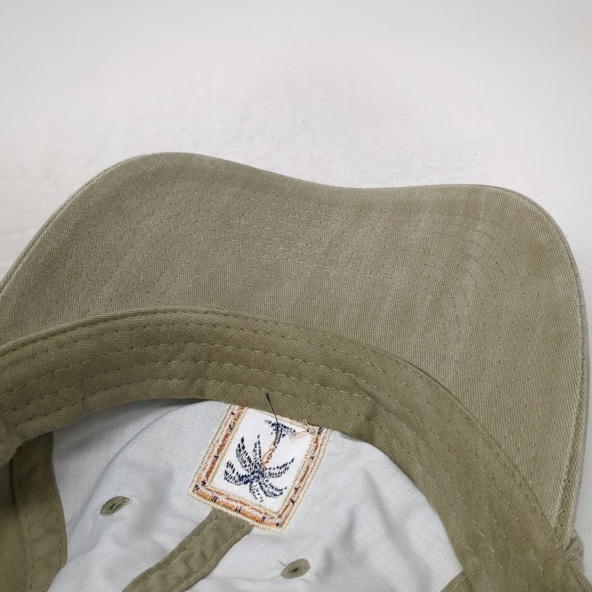 Cameo Aruba Palm Tree Beige Baseball Cap One Size Brushed Cotton Hat Slideback