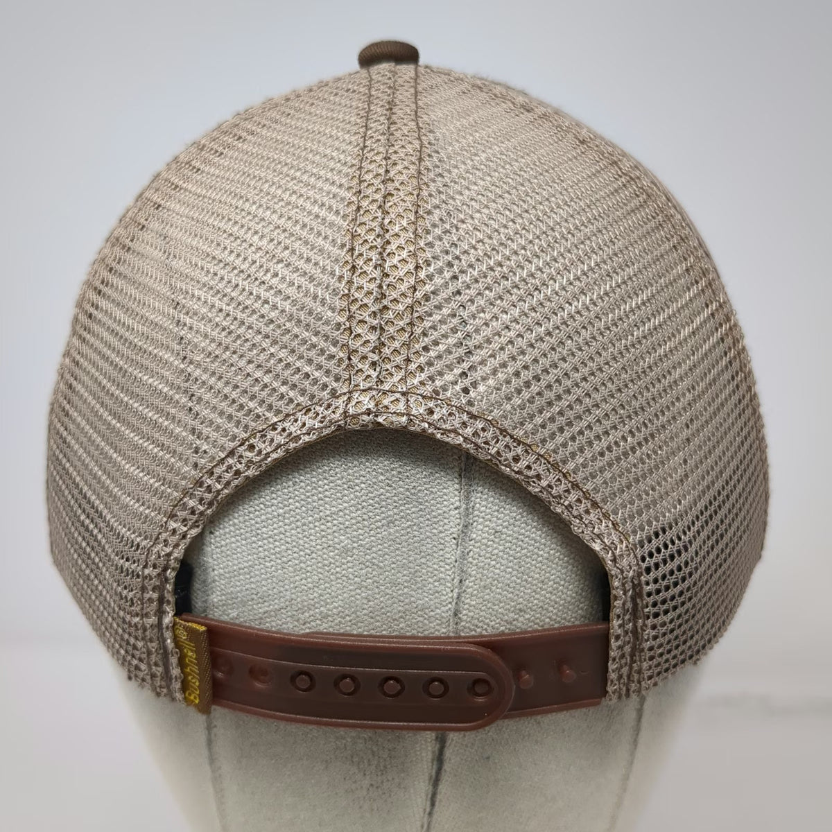Bushnell Trucker Hat Brown One Size Can't Stop The Flop Hunting Mesh Snapback