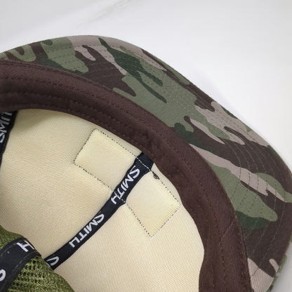 Smith Trucker Hat Green Camo One Size Mesh Back Snapback Patch Logo Graphic