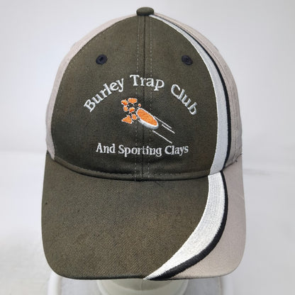 Burley Trap Club Sporting Clays Baseball Cap Green Gray One Size Hat Est 1986