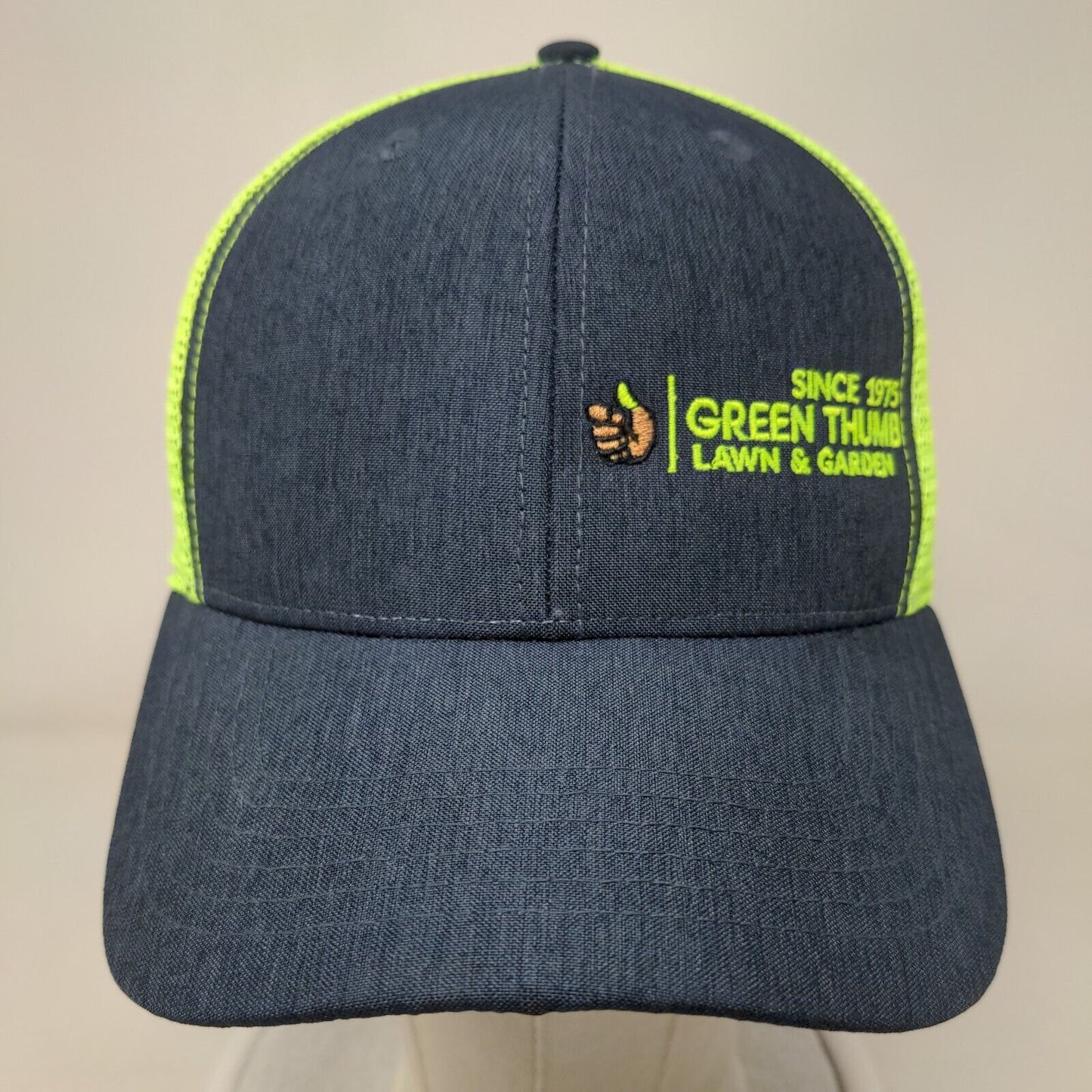 Green Thumb Lawn & Garden Snapback Mesh Back Trucker Hat Multicolor One Size