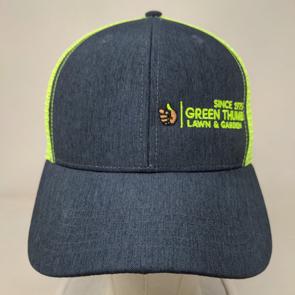 Green Thumb Lawn & Garden Snapback Mesh Back Trucker Hat Multicolor One Size
