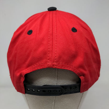 The Flash Snapback Hat Red One Size Embroidered DC Comics Colorblock