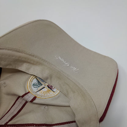 Tamarack Trailhead To Discovery Strapback Hat Tan OSFM The Game 6 Panel